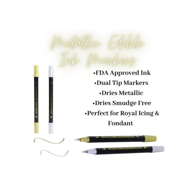 Metallic markers baking supplies, cookie decorating tools near me, langley bc