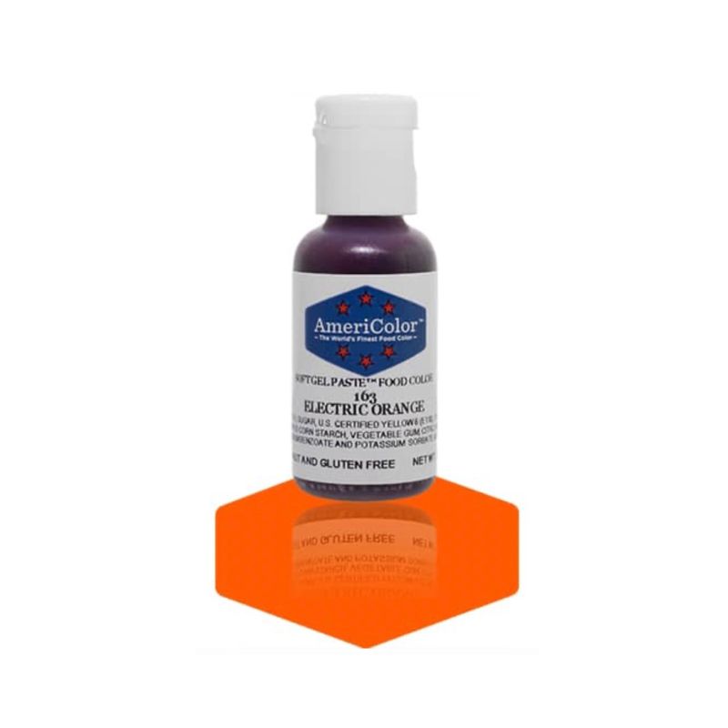 Food colouring bottle in Bright Orange for coloring icings and frostings for cake and cookie and macaron making