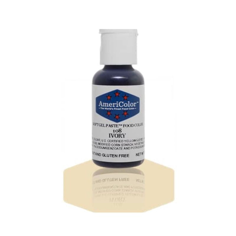 Ivory Gel paste is perfect for adding colour to frostings and royal icing also great or all your cake decorating