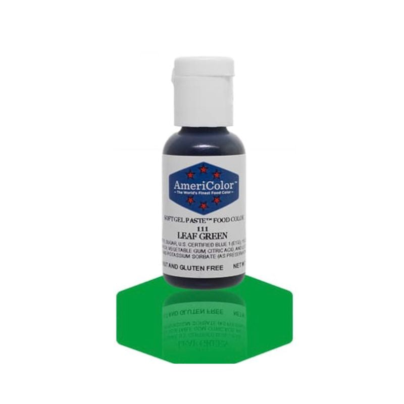 Leaf Green Gel food colour which can be used in buttercreams and royal icing to make a nice green colouring