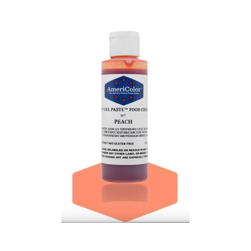 Peach food colouring for changing the colour of frostings and icings for your baking desserts you make