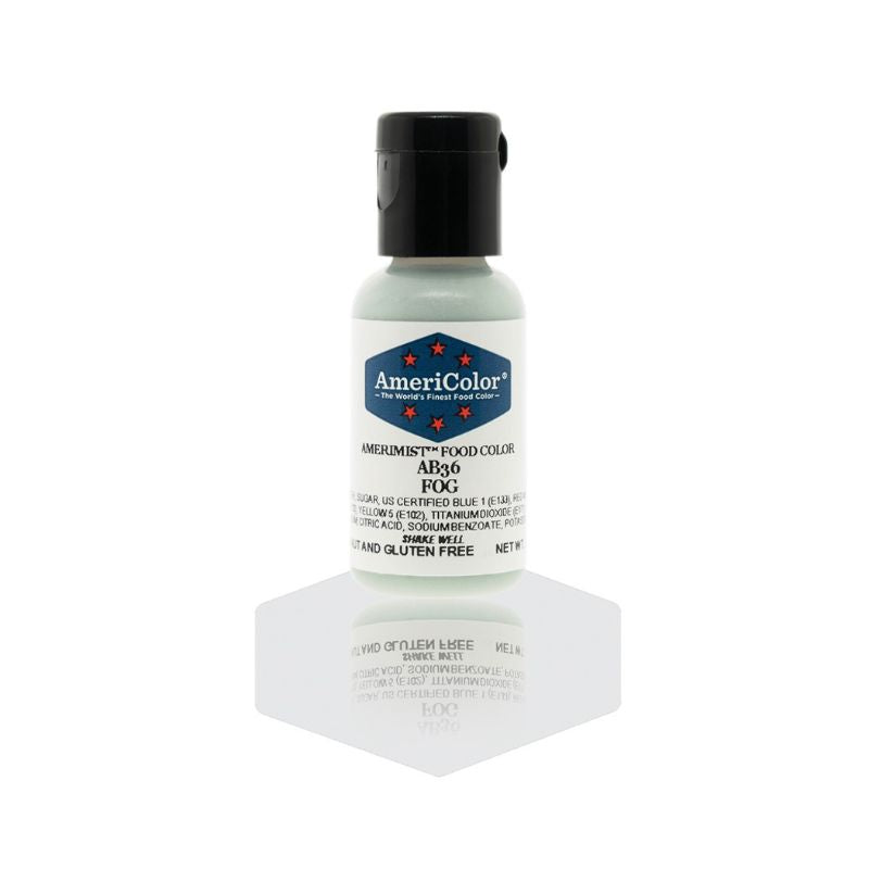 Grey Fog Airbrush colour for spraying on clouds or light colour on your cookies and cakes also good to use with a stencil