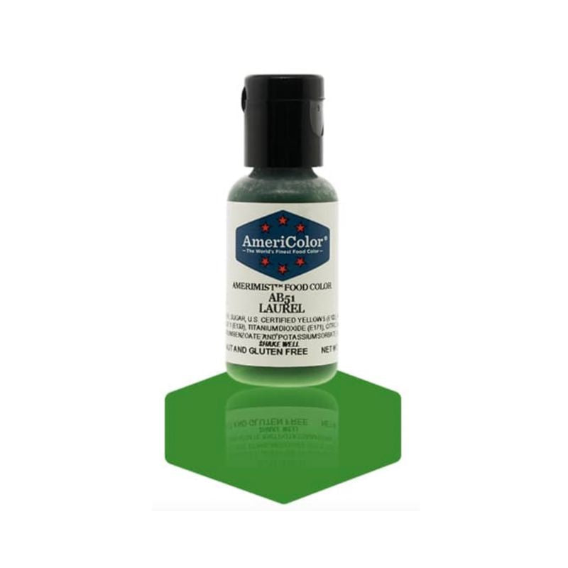 Green Laurel colouring airbrush for all your baking decorating and can help with making your cakes and desserts green