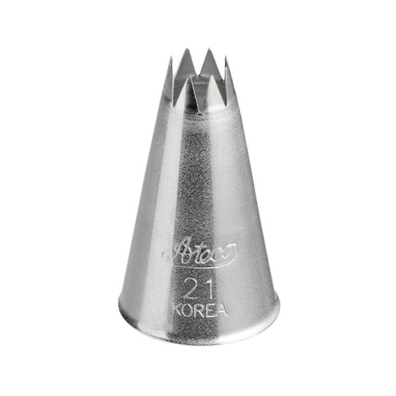 Ateco 21 open star, cake decorating supplies near me, baking tools langley bc