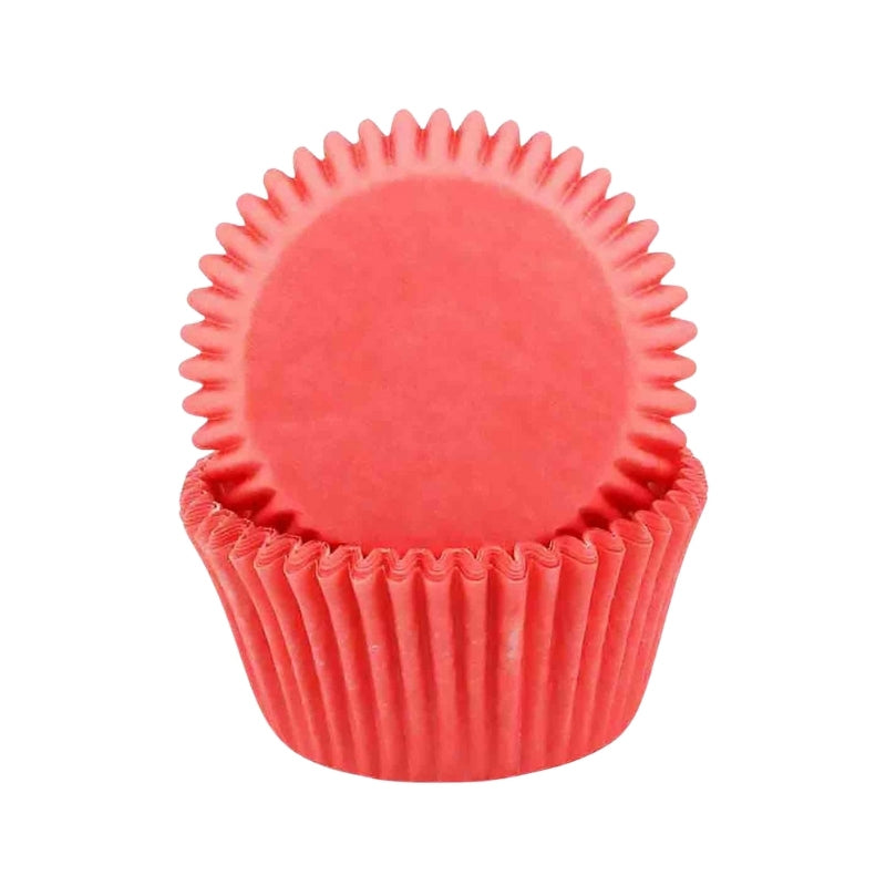 SLD Cupcake Liner Coral Red Sugar Love Designs