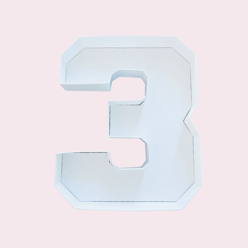 SLD White Number Boxes – Sugar Love Designs