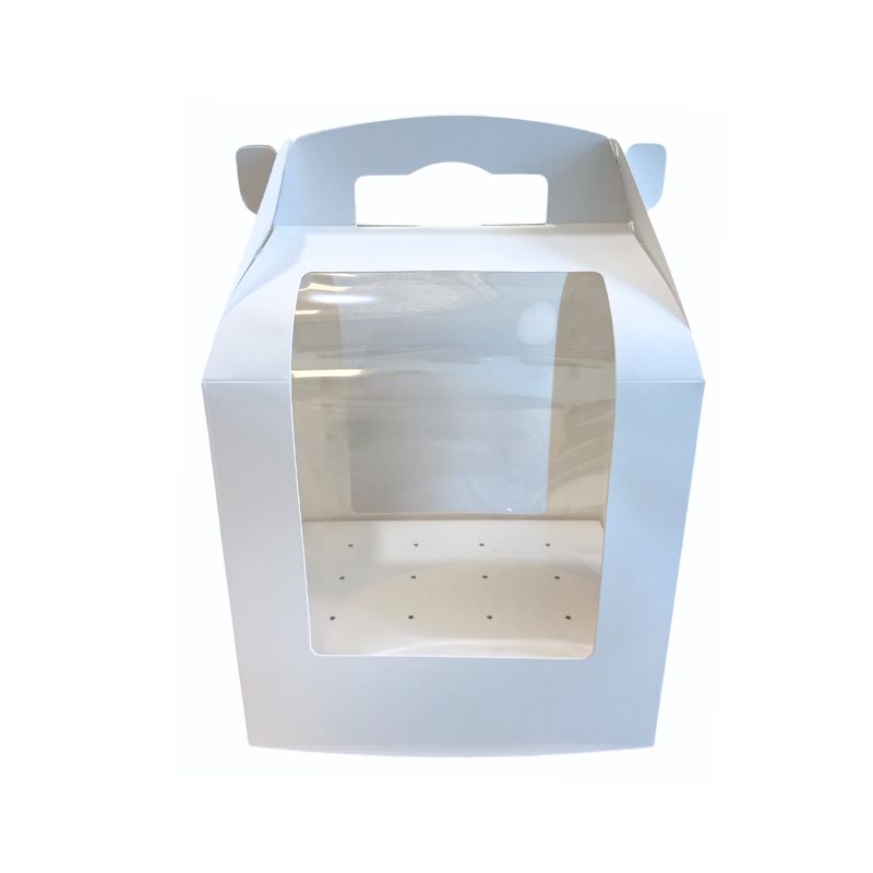 SLD Cake Pop White box with Double Window and Handles – Sugar Love Designs