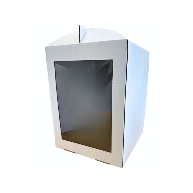 SLD Tall White Cake Box with Window with Handles 10x10x12 – Sugar Love ...
