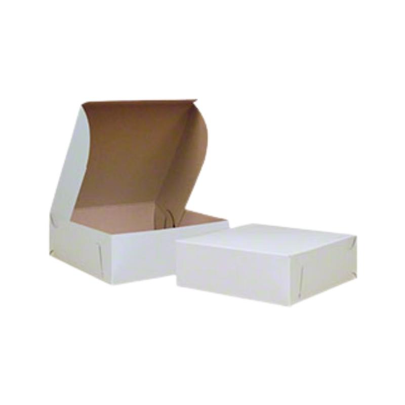 SLD White Bakery Box 10x10x4 – Sugar Love Designs