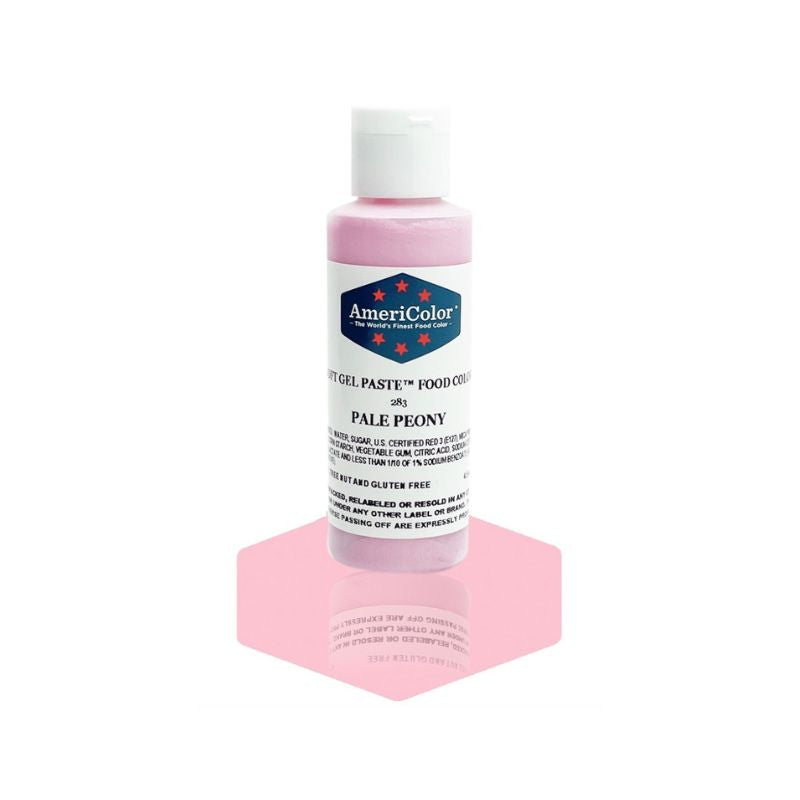 Bottle of Pale Peony gel colour for decorting cakes - baking necessities tools in Langley bc