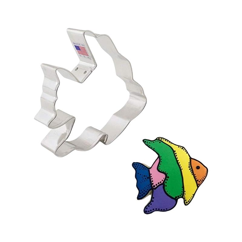 Angel fish cookie cutter for cookie decorating and used with under the sea party themes