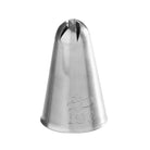 Swirl closed star metal piping tip with ateco 193 written on top