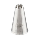 metal piping tip with star groves at the top and ateco 30 Korea written on bottom