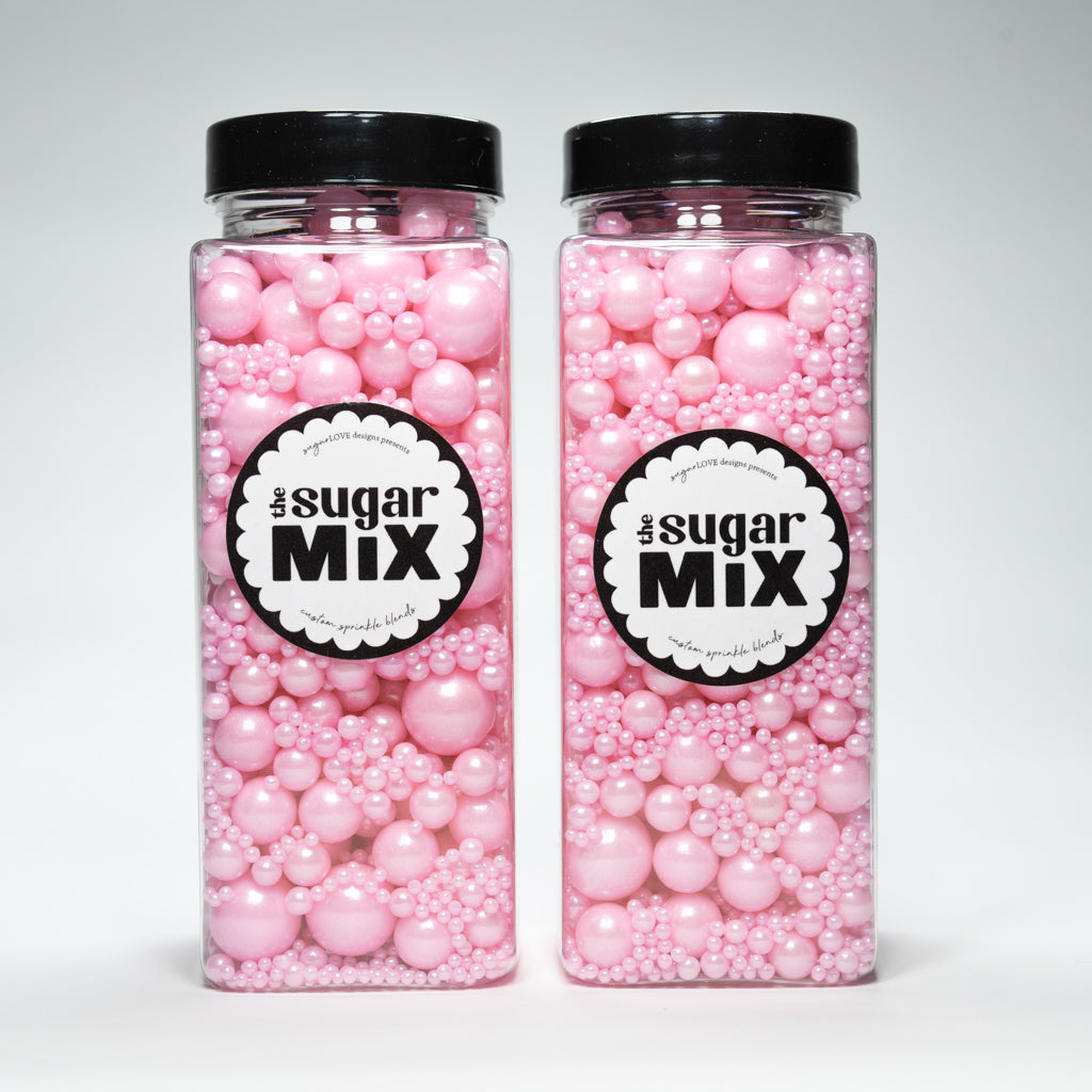 Pink pearl sprinkles, vegan sprinkles, gluten free sprinkles, cake decorating supplies, langley bc