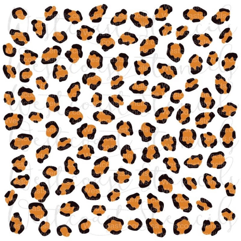 Leopard stencil, cookie decorating supplies , langley bc