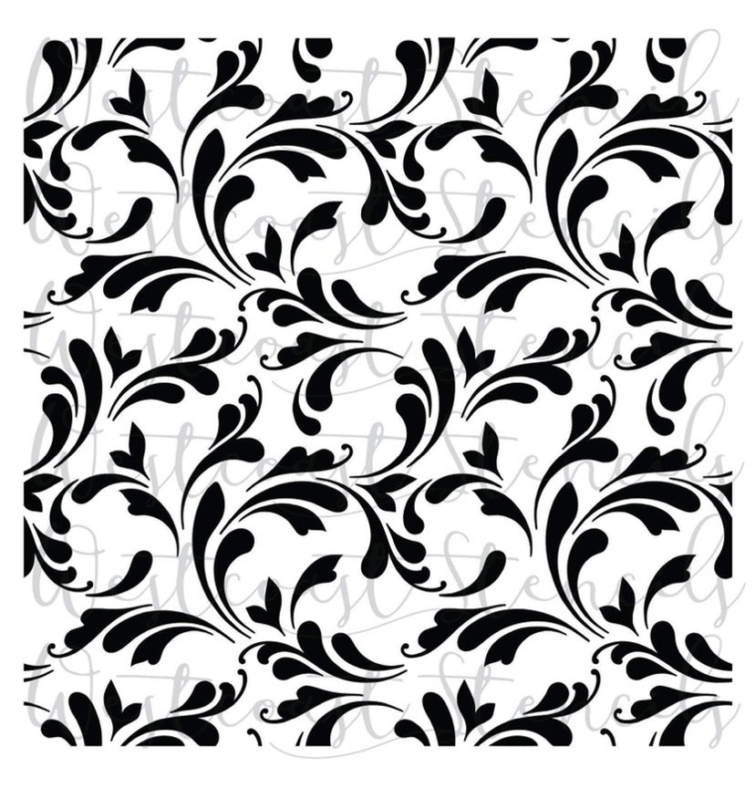 filigree stencil, cookie decorating supplies, langley bc