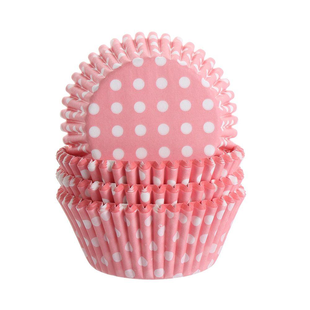 Pink polkadot cupcake liners, cupcake supplies near me, langley bc