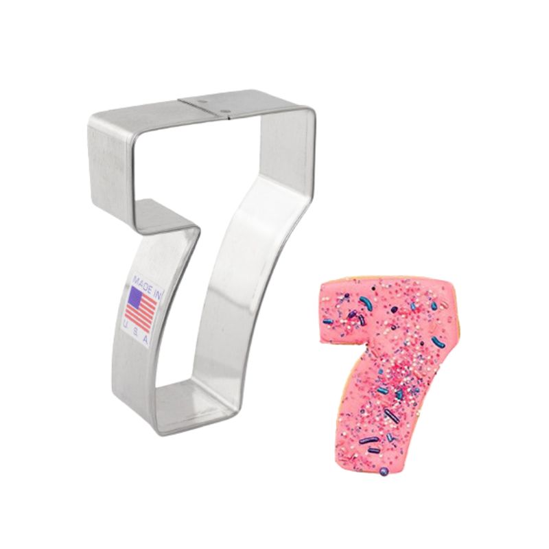 Number 7 cookie cutter, baking supplies langley bc