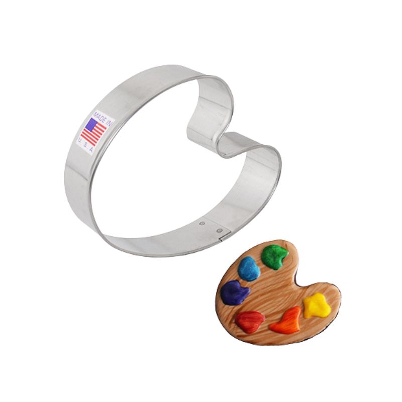 Paint Palette cookie cutter, cookie decorating supplies near me, langley bc