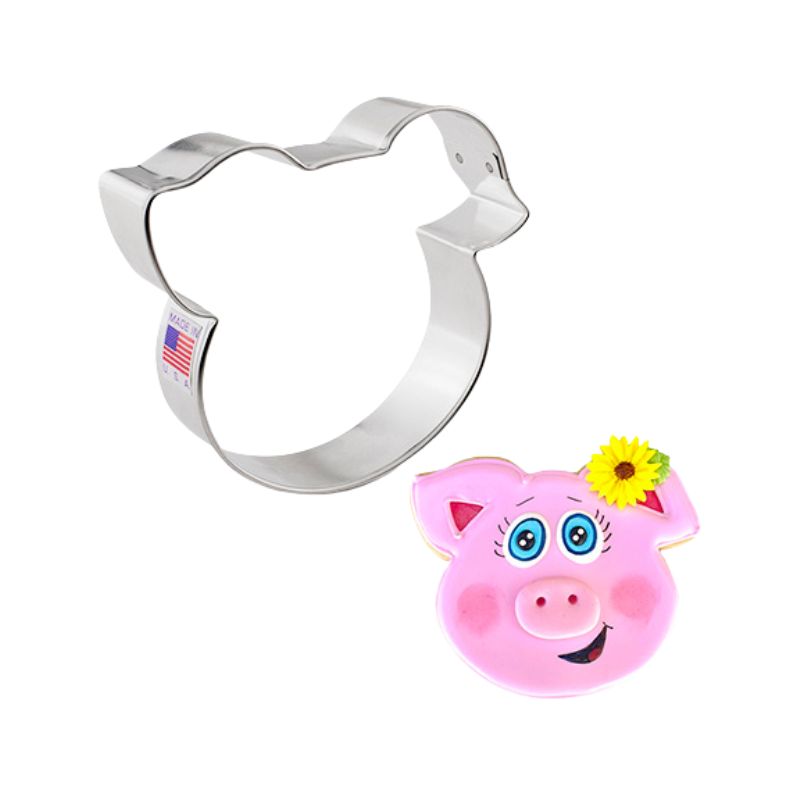 Pig face cookie cutter, cookie decorating supplies near me, langley bc