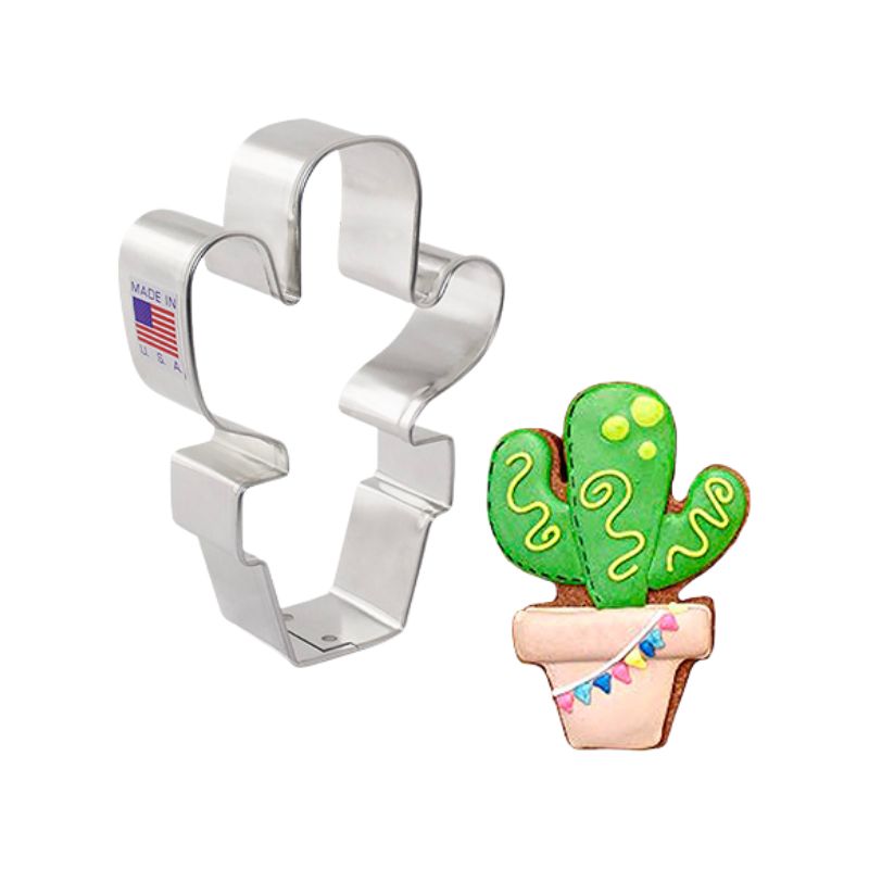 potted cactus cookie cutter, cookie supplies, langley bc