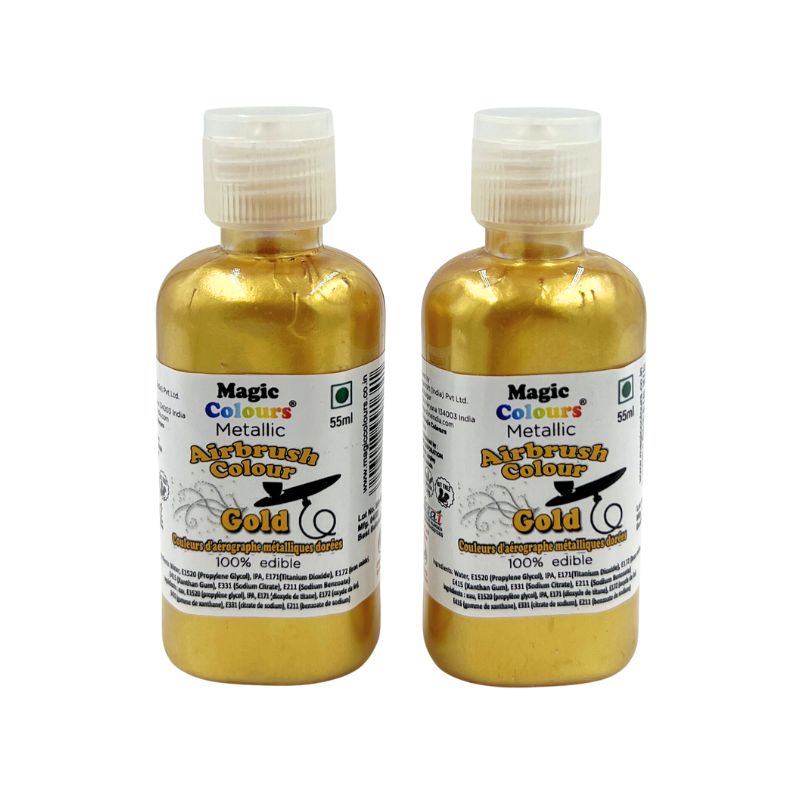 Magic Colours Metallic Airbrush Paint 55 ml - Lemon grass  Bee's Baked Art  Supplies and Artfully Designed Creations