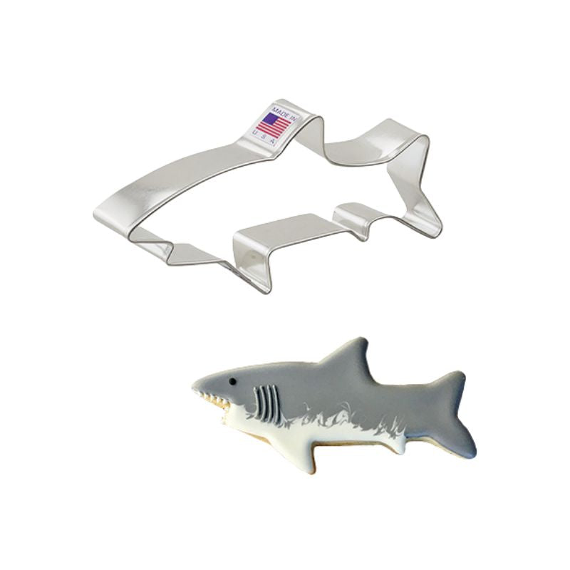 shark cookie cutter, baking supplies, cookie decorating langley bc